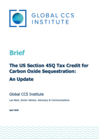 The US Section 45Q Tax Credit for Carbon Oxide Sequestration: An Update