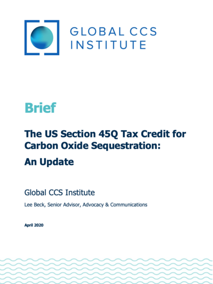 The US Section 45Q Tax Credit for Carbon Oxide Sequestration: An Update