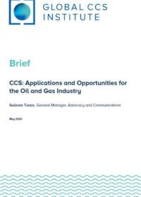 CCS: Applications and Opportunities for the Oil and Gas Industry