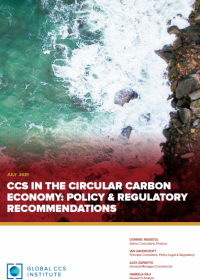 CCS in the Circular Carbon Economy: Policy and Regulatory Recommendations